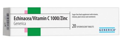 Generica Echinacea/Vitamin C 1000/Zinc 20 šumivých tablet