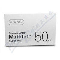 LANCETY MULTILET SUPER SOFT II JEDNORÁZOVÁ VÝMĚNNÁ LANCETA-JEHLA, 50KS