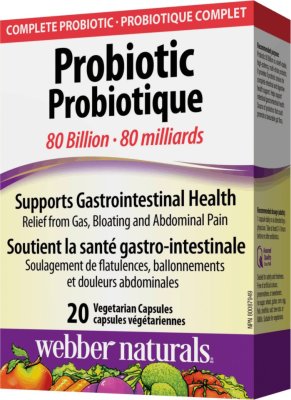 Webber Naturals Probiotic 80 billion 20 cps