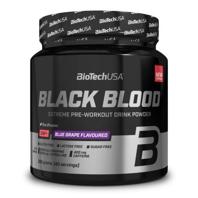 BioTech Black Blood CAF+ 300 g blue grape