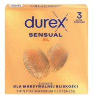 DUREX Sensual XL prezervativ 3ks