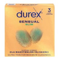 DUREX Sensual Slim prezervativ 3ks