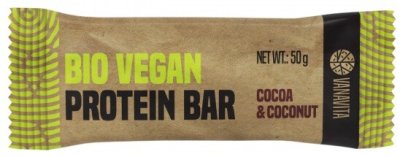 VanaVita Bio Vegan Protein bar cocoa & coconut 50g