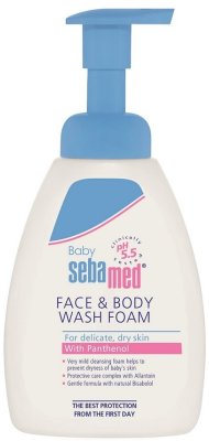 Sebamed Dětská mycí pěna na obličej a tělo 400 ml