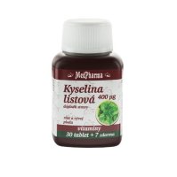 Medpharma Kyselina listová 400 mcg 37 tablet