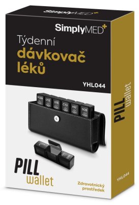 SimplyMed Dávkovač léků týdenní YHL044-Pill Wallet