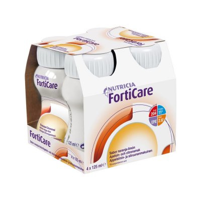 FORTICARE S PŘÍCHUTÍ POMERANČ A CITRÓN perorální SOL 4X125ML