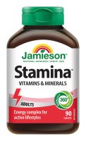 Jamieson Stamina komplex vitamínů a minerálů 90 tablet Jamieson Stamina komplex vitamínů a minerálů 90 tablet