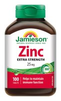 Jamieson Zinek 25 mg 100 tablet