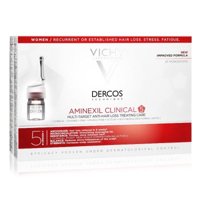 Vichy Dercos Aminexil Clinical 5 pro ženy 21x6 ml