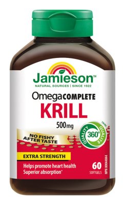 Jamieson Omega COMPLETE Pure Krill 500 mg 60 kapslí Jamieson Omega COMPLETE Pure Krill 500 mg 60 kapslí