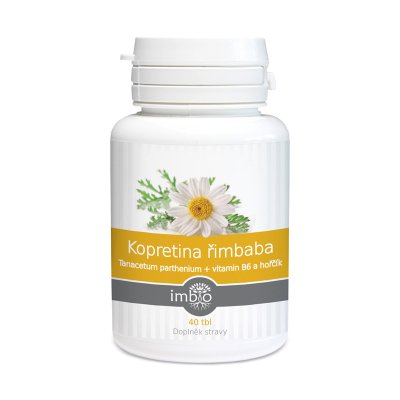 Imbio Kopretina řimbaba + vitamín B6 a hořčík 40 tablet