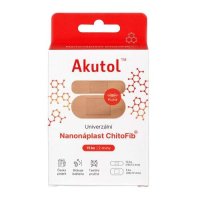 AKUTOL Nanonáplast ChitoFib Univerzál.balení 15ks