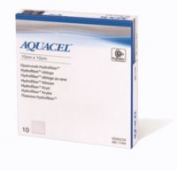 AQUACEL EXTRA 10X10 CM, KRYTÍ S TECHNOLOGIÍ HYDROFIBER, 10 KS