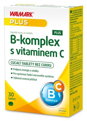 Walmark B-komplex PLUS s vitaminem C 30 tablet