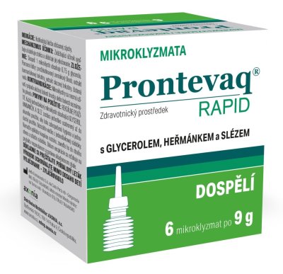 Prontevaq RAPID mikroklyzma dospělí 6x9g