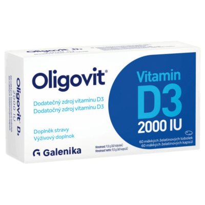 Oligovit Vitamin D3 2000 IU tob.60 Galenika