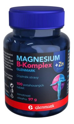 Magnesium B-komplex+Zinek Glenmark tbl.100