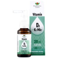 Vitamín D3+K2 Mk7 sprej 30ml EkoMedica