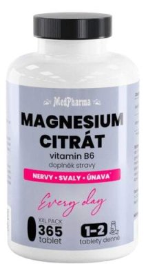 MedPharma Magnesium citrát+vitamin B6 tbl.365