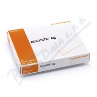 KRYTÍ ALGISITE AG 10X10CM,KALCIUM ALGINÁTOVÉ SE STŘÍBREM,10KS