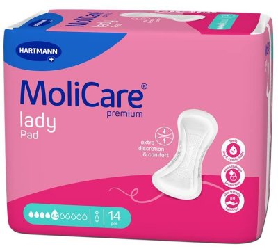 MoliCare Lady inkontinenční vložky 4.5 kapky 934ml 14ks