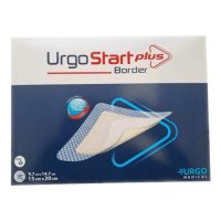 URGOSTART PLUS BORDER KRYTÍ ADHEZIVNÍ, PĚNOVÉ ,LIPIDOKOLOIDNÍ 15CMX20CM,10KS