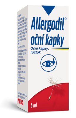 ALLERGODIL OČNÍ KAPKY - 0,5MG/ML OPH GTT SOL 6ML