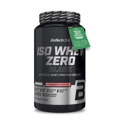BioTech Iso Whey Zero Black 908g strawberry