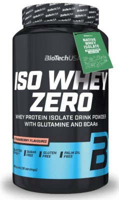 BioTech Iso Whey Zero Black 908g strawberry