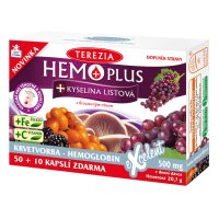 Terezia Hemoplus + kyselina listová 50+10 kapslí