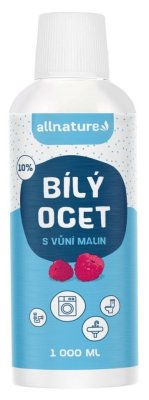 Allnature Bílý ocet 10% s vůní malin 1000ml