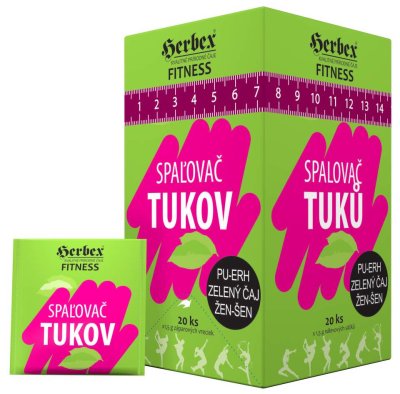 HERBEX Spalovač tuků čaj 20x1.5g