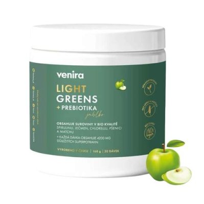 Venira Light greens+prebiotika jablko 168g