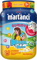 Marťánci Gummy Karol&Kvído Velikonoce tbl.50+tetovačky