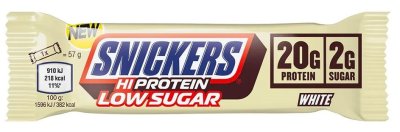 Snickers Hiprotein Low Sugar 57 g white chocolate