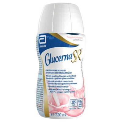 GLUCERNA SR JAHODOVÁ PŘÍCHUŤ POR SOL 1X220ML