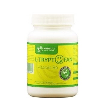 Nutricius L-Tryptofan + vitamin B6 200mg/2.5mg 60 tablet