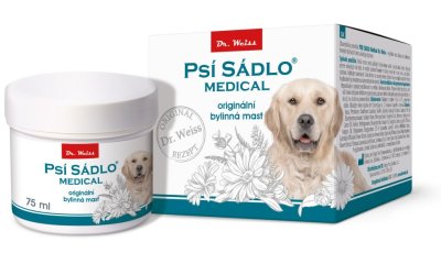 Dr. Weiss PSÍ SÁDLO Medical originální bylinná mast 75 ml