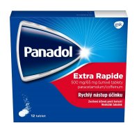 Panadol Extra Rapide 500mg/65mg, 12 šumivých tablet