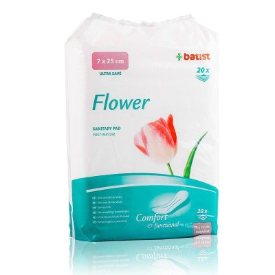 Batist Flower porodnické vložky 20 ks