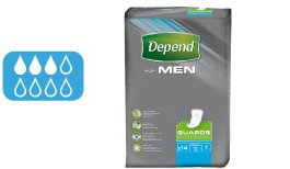 Depend For Men 2 inkontinenční vložky 14 ks