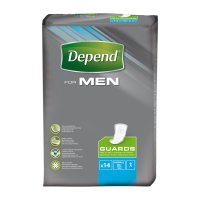 Depend For Men 2 inkontinenční vložky 14 ks Depend For Men 2 inkontinenční vložky 14 ks