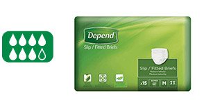 Depend Slip Super L inkontinenční plenkové kalhotky 15 ks