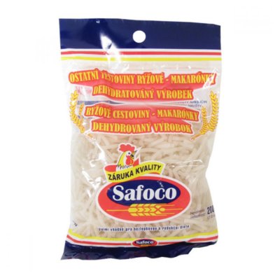 SAFOCO FOODSUFF Rýžové těstoviny Malé makarónky 200 g