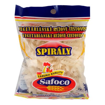 Safoco Vegetariánské rýžové těstoviny Spirály 200 g
