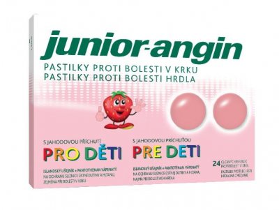 Junior-angin pro děti pastilky 24+dárek