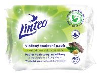 Vlhčený toaletní papír LINTEO s dubovou kůrou 60ks