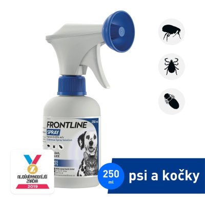 Frontline SPRAY 2,5 mg/ml kožní sprej roztok 250 ml