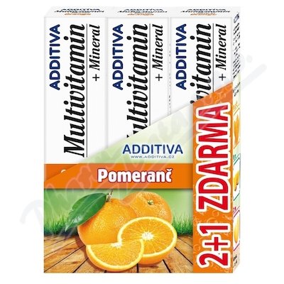 Additiva sada MM 2+1 Pomeranč 60 šumivých tablet